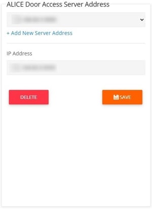 ALICE Door Access Server