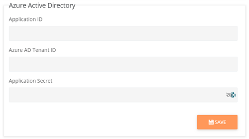 ALICE Portal Azure Active Directory Field