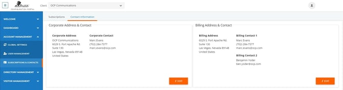 ALICE Portal Contact Information
