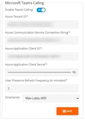 ALICE Portal Microsoft Teams Calling