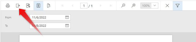 ALICE Reports Export Icon