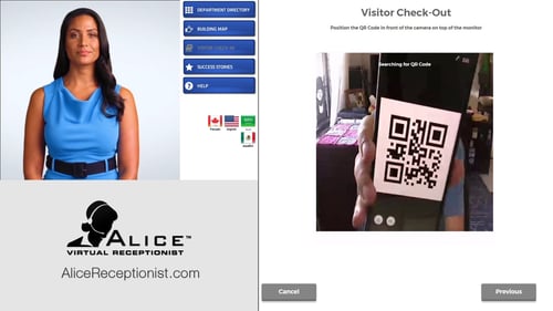 ALIVE Visitor Check Out QR Code