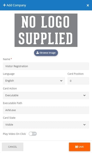 AVM Company Card Configuration