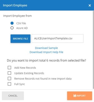 CSV Import