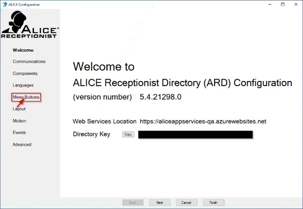 Directory Menu Button Set