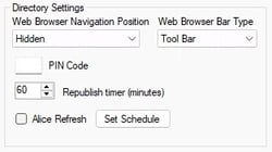 Directory Settings