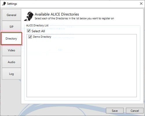 Directory Tab