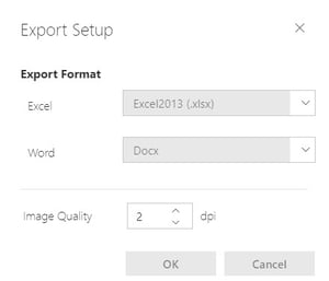 Export Setup
