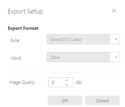 Export Setup