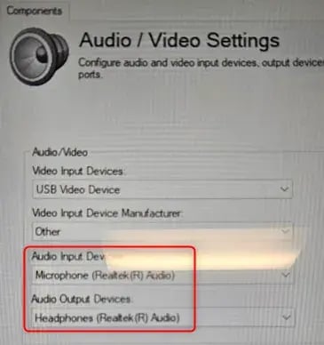 Handset Windows Sound Settings 2
