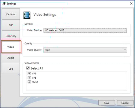 Video Tab